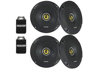 kicker 46csc654 - two pairs of cs-series csc65 6.5-inch (160mm) coaxial speakers, 4-ohm (2 pairs)