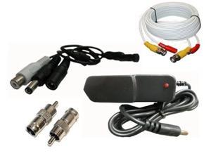 complete microphone kit for cctv security system, 100ft