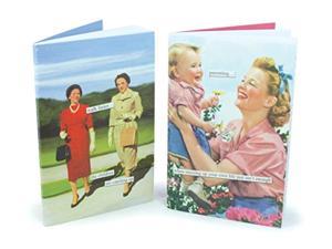 anne taintor notebook set - walk faster the children are catching up