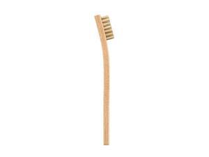mg chemicals - 859 non-abrasive cleaning brush with 5-1/4' wood handle, horse hair bristles, 1-3/8' length x 7/16' width