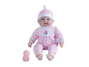 jc toys 'lots to cuddle babies' 20-inch pink soft body baby doll and accessories designed by berenguer
