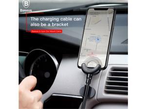 Baseus Car Phone Holder per iPhone X 8 7 6 5 S 360 gradi GPS Del Telefono Mobile Del Basamento Del Supporto Dell'automobile Cavo