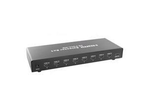 Alumnium 1080P 8 Port Ports HDMI Switch with Remote Full HD HDTV Alumnium 1080P 8 Port Ports HDMI Switch with Remote Full HD HDTV