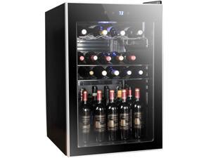 Open Box Retail Refurbished Wine Beer Coolers Accessories Tavata Wine Cooler 24 Bottle Freestanding Single Zone Fridge And Cellar Chiller For Red