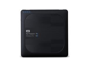 Western Digital WD My Passport Wireless Pro 4TB Portable Hard Drive Wi-Fi AC, SD, USB 3.0 4K streaming One-touch SD card copy Built-in power bank Western Digital WD My Passport Wireless Pro 4TB Portable Hard Drive Wi-Fi AC, SD, USB 3.0 4K streaming One-touch SD card copy Built-in power bank