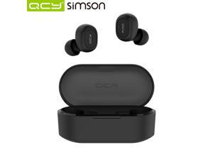 Xiaomi QCY T2C TWS Earphone Blutooth 5.0 Headphone 3D stereo Dual Mic Noise Cancelling Headset with charging box-Black