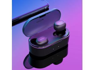 Xiaomi QCY T2C TWS Earphone Blutooth 5.0 Headphone 3D stereo Dual Mic Noise Cancelling Headset with charging box-Black