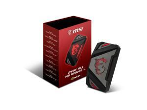 MSI 2WAY SLI HB BRIDGE L, Black with Red LED Backlights MSI 2WAY SLI HB BRIDGE L, Black with Red LED Backlights