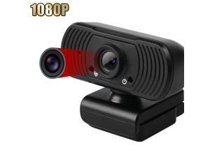 1080P HD Webcam Desktop Laptop Computer PC Camera with Microphone Clip-On Video Conferencing Video Calling Web Cam
