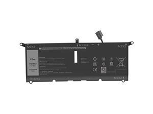 52Wh 7.6V Dxgh8 Battery For Dell Xps 9370 9380 7390 Series Ins 13 5390 5391 7400 7490 7390 7391 2-In-1 Series Latitude 3301 E3301 Series Vostro.