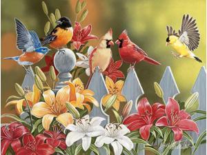 Birds on a Fence 300 pc Jigsaw Puzzle by SUNSOUT INC