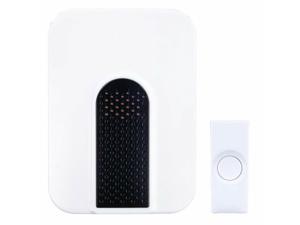 Heath Zenith Black/White Plastic Wireless Plug-In Door Chime Kit - Total Qty: 1