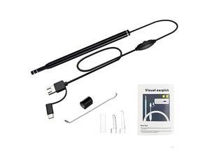 5.5mm Ear Cleaner Camera Android Endoscopy Camera Usb Otoscope Borescope Medical Ear Picker- 3 In 1 Interface