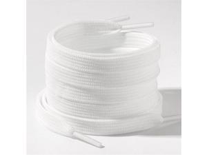 4pcs Shoelaces Polyester Double-Layer Hollow White 120cm