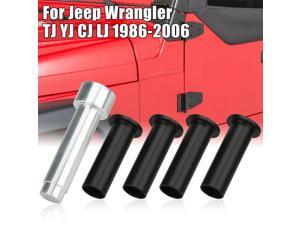 Car Door Hinge Pin Liners Bushings Kit For Jeep Wrangler TJ YJ CJ LJ 1986-06
