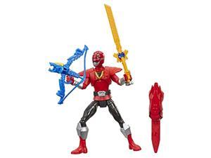 power rangers beast morphers beast-x red ranger 6' action figure toy inspired by the tv show