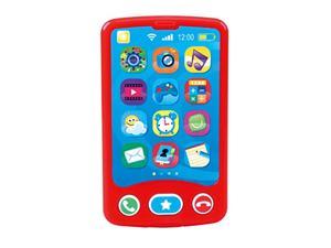 playgo kids electric educational phone baby first phone musical travel mobile toy call hang up & sound effects cute baby smartphone.
