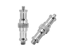 limostudio 2-pack standard 1/4 to 3/8-inch male convert screw threaded adapter spigot stud for flash bracket light stand, hot shoe adapter, agg2791
