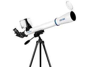 explore one star50app - 50mm refractor telescope w/panhandle mount and astronomy app