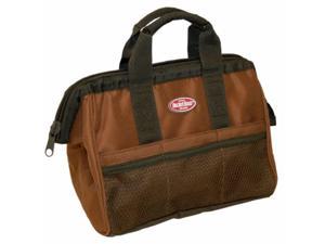 pullr 60013 13 x 8 x 10 green & brown gatemouth tool bag
