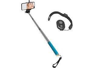 limostudio selfie stick portrait camera monopod extendable cell-phone tripod with bluetooth remote shutter, agg1430