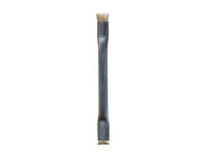 mg chemicals 856 double ended technical cleaning brush with 4-1/2' cad plated steel handle, horse hair bristles, 1/4' length x 5/16' width