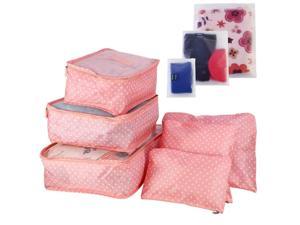 9pcs clothes storage bags water-resistant travel luggage organizer clothing packing cubes for blouse hosiery stocking underwear