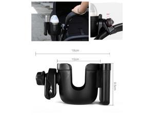 Multi-Functional Cup Holder for wheelchairs bicycles electric scooters Universal 2-In-1 Cup Phone Holder Baby Stroller