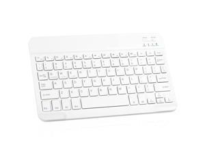 ultra-slim rechargeable bluetooth keyboard compatible with samsung smart tv and other bluetooth enabled devices including all ipads, iphones.