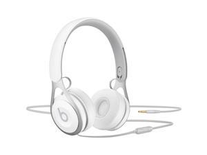 Beats EP Wired On-Ear Headphones (ML9A2ZM/A) - Battery Free for Unlimited Listening, Built-In Mic and Controls - (White)
