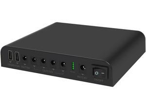 Mini UPS Fuente de Alimentación Ininterrumpida 27000mAh 98Wh Batería de Respaldo de Iones de Litio con Salida DC 12V/9V/5V para Router Inalámbrico, Módem, Luz LED, Cámara CCTV, Smartphone y Más