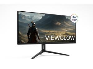 Monitor gamer ViewGlow de 34" LED WQHD 3440X1440 1MS 100HZ 21:9 ancho inmersivo para juegos