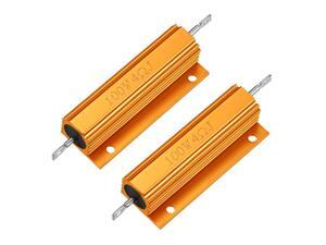 Global Bargains 2pcs Aluminum Shell Resistor 100W 4 Ohm Wirewound for LED Replacement Converter Global Bargains 2pcs Aluminum Shell Resistor 100W 4 Ohm Wirewound for LED Replacement Converter