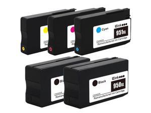 5PK HP 950XL 951XL Ink Cartridges For Officejet