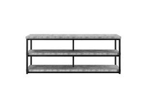Ameriwood Home Ashlar TV Stand for TVs up to 65', Concrete Gray