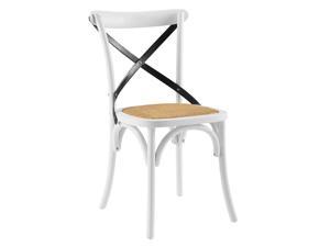 Ergode Gear Dining Side Chair - White Black