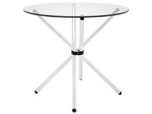 Ergode Baton Round Dining Table - Clear