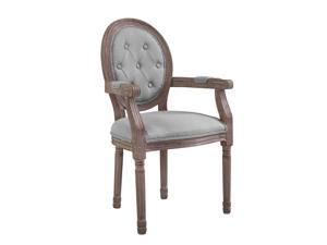Ergode Arise Vintage French Dining Armchair - Light Gray