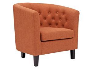 Ergode Prospect Upholstered Fabric Armchair - Orange