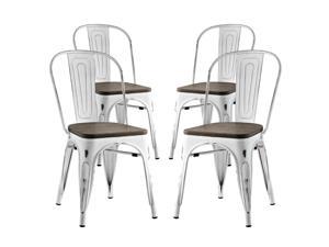 Ergode Promenade Dining Side Chair Set of 4 - White