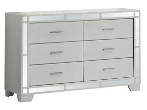 Glory Furniture Madison G6600-D, Silver Champagne
