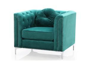 Glory Furniture Pompano G895A-C Chair, GREEN