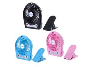 XIAOF-FEN Mini Fan USB Charging Mute Fan 3 Leaf Lightweight Electric Fan Outdoor Personal Fans USB Fan Color : 01