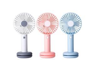 Color : Pink XIAOF-FEN Summer Mini Fan USB Rechargeable Dormitory Portable Mute Handheld Small Fan Girl Women USB Fan
