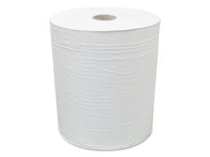 American Paper Hardwound Paper Towel Roll 1-Ply 7.88' x 800ft White 6/Carton