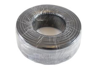 Round Phone Cable - Tupavco TP802 - 300ft Black Roll (100 M - 328 ft) 4X1/0.4 Reel Telephone Cord Round Phone Cable - Tupavco TP802 - 300ft Black Roll (100 M - 328 ft) 4X1/0.4 Reel Telephone Cord