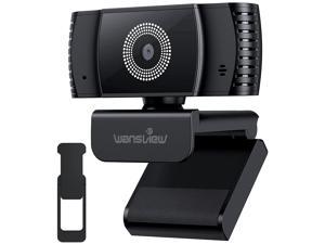 Webcam with Microphone, Wansview Autofocus HD 1080P USB PC Web Camera with Privacy Cover for Laptop Computer Desktop, for Live Streaming, Zoom.