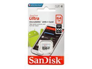 SanDisk SDSQUNR-064G-GN3MN CYT 64GB 8pin microSDXC r100MB/s C10 UHS-I SanDisk Ultra microSDXC Memory Card w/out Adapter Retail