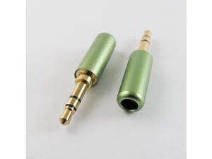 3pcs 3.5mm Male Plug 3 Pole Stereo Repair Audio Earphones TRS Connector Solder Green/Red/Black/Orange/White/Purple
