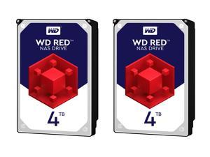 Combo: (2x) WD Red 4TB NAS Hard Disk Drive - 5400 RPM Class SATA 6Gb/s 64MB Cache 3.5 inch - WD40EFRX